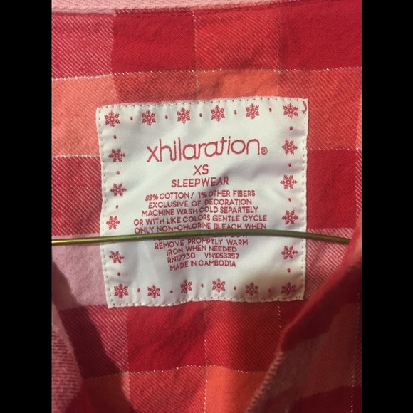 🔥5/$25- Xhilaration Sleepwear Sz XS - Picture 2 of 6
